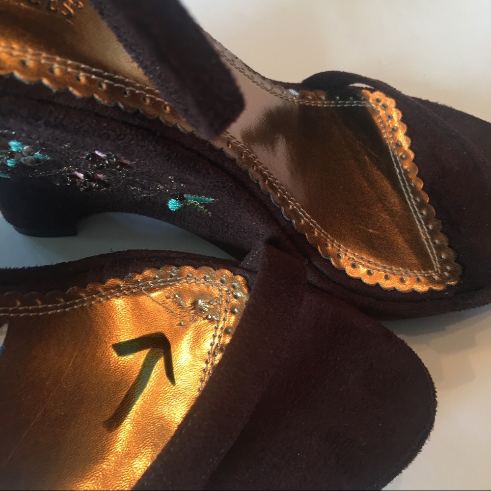 NWOT Seychelles Wicked Chocolate Wedges Size 8.5 - Picture 7 of 8